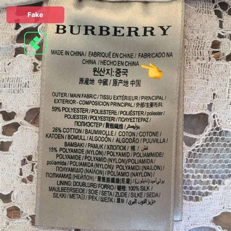 is burberry made in thailand|Burberry tags of authenticity.